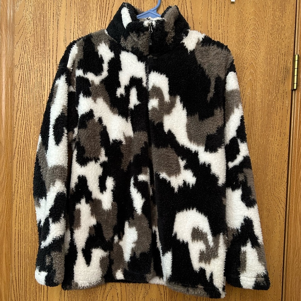 Eddie Bauer Plush Sherpa Quarter Zip